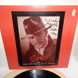 Gaylord Carter, Million Dollar Echoes LP. Record Album, Signed
